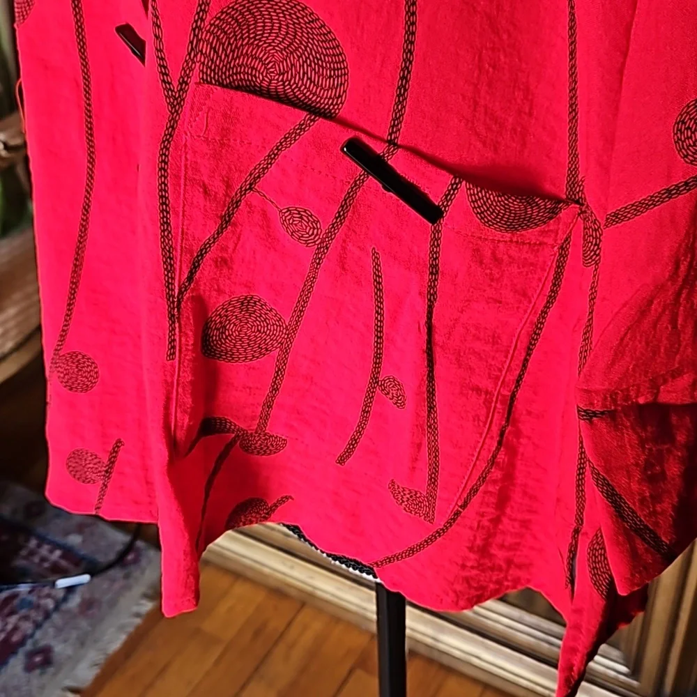 Ali Miles Poppy Print Overpiece/Jacket - Picture 4 of 9